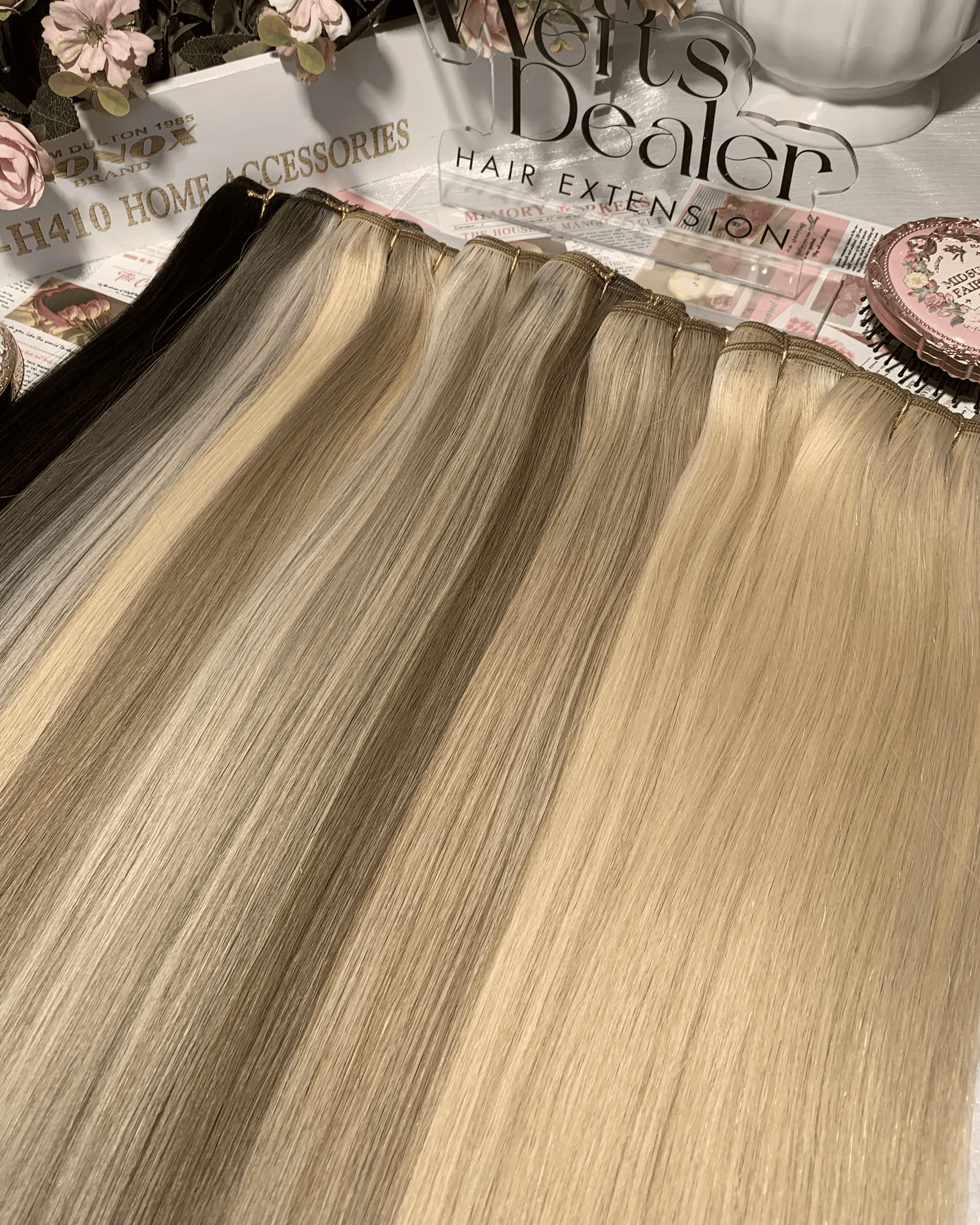 22"-28” Virgin Machine Wefts