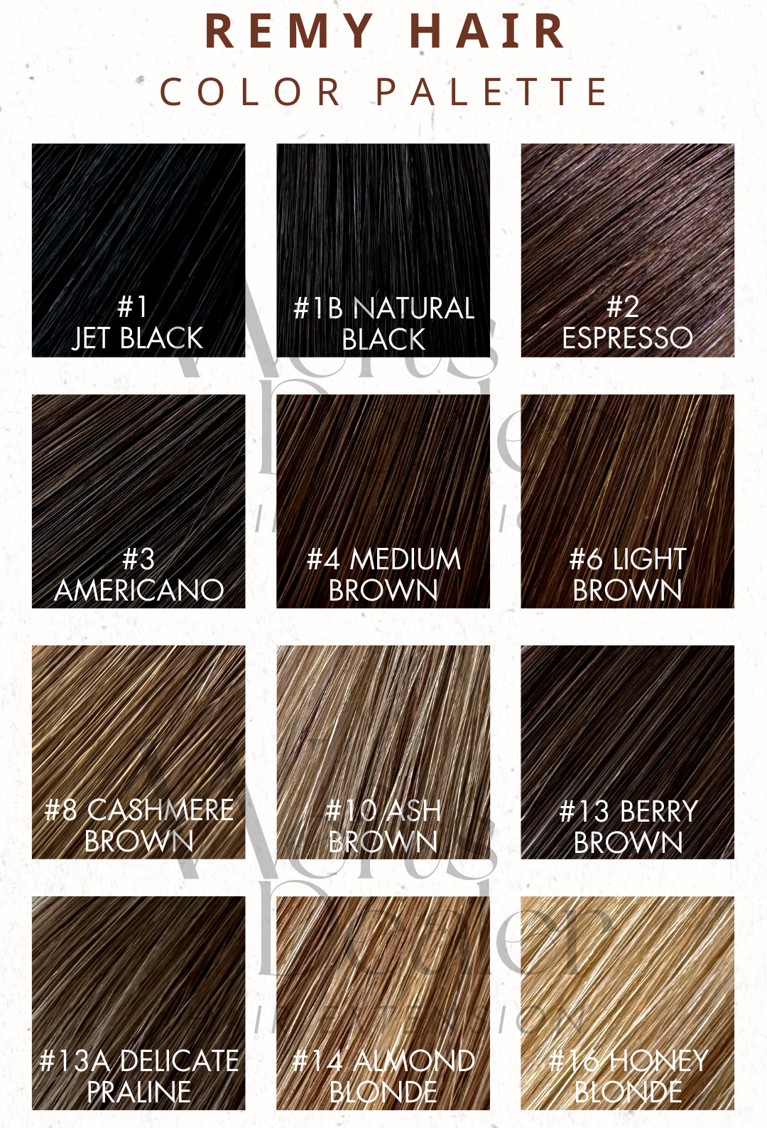 Collection of BULK in REMY-Handtied Weft in a gallery layout