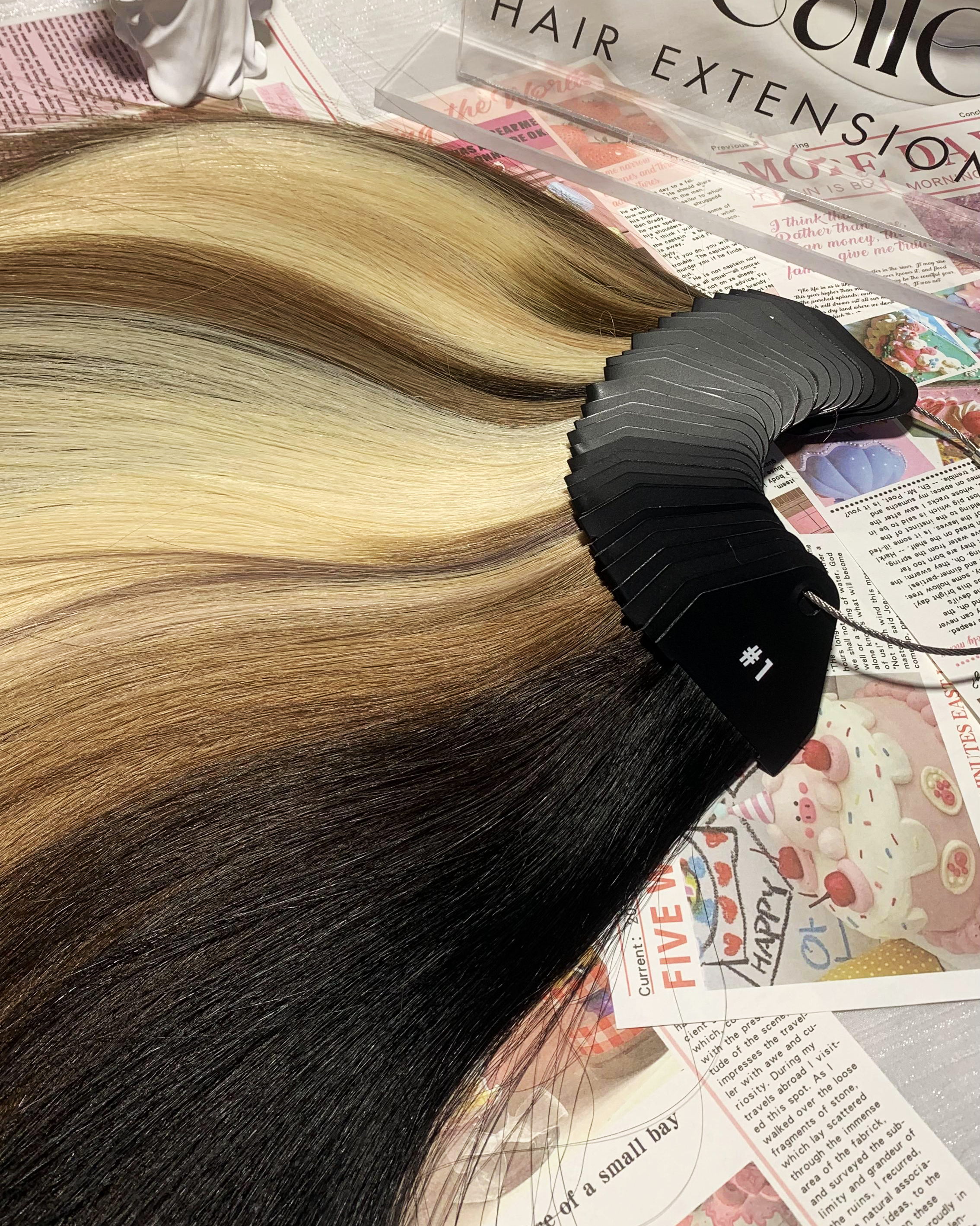 Image of WeftsDealer VIRGIN HAIR Color Ring(40 Colors)