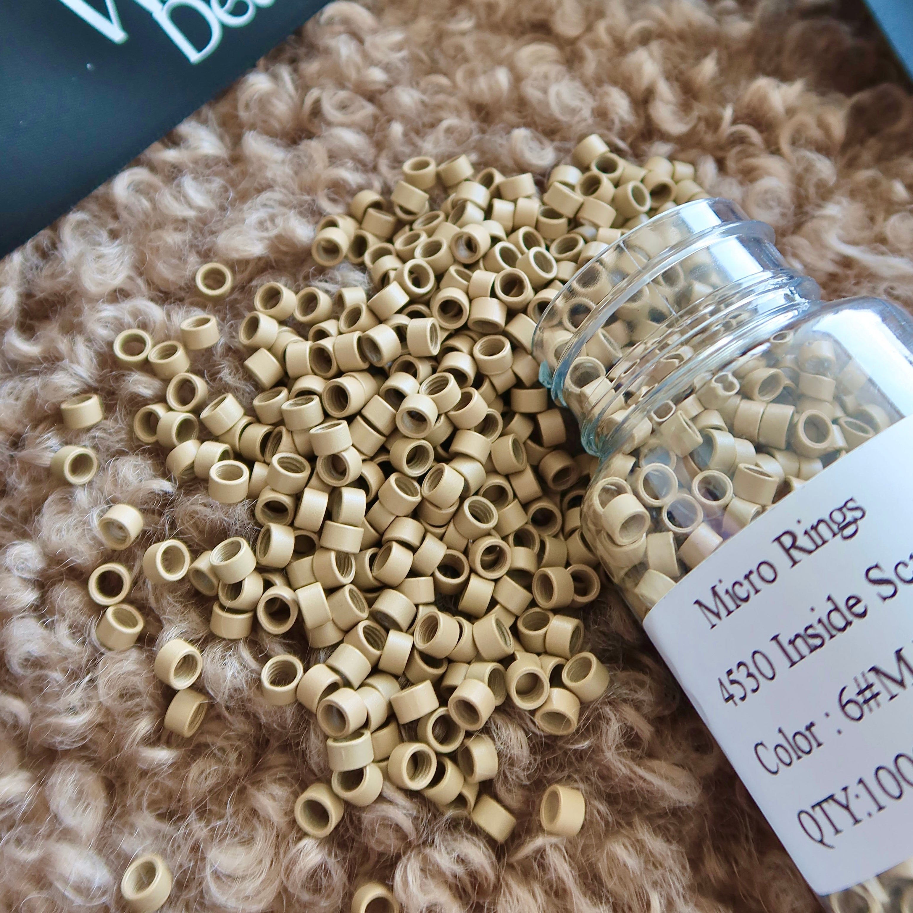 Collection of Deal-3mm Non-Slicone Screw Thread Screw Micro Rings in a gallery layout