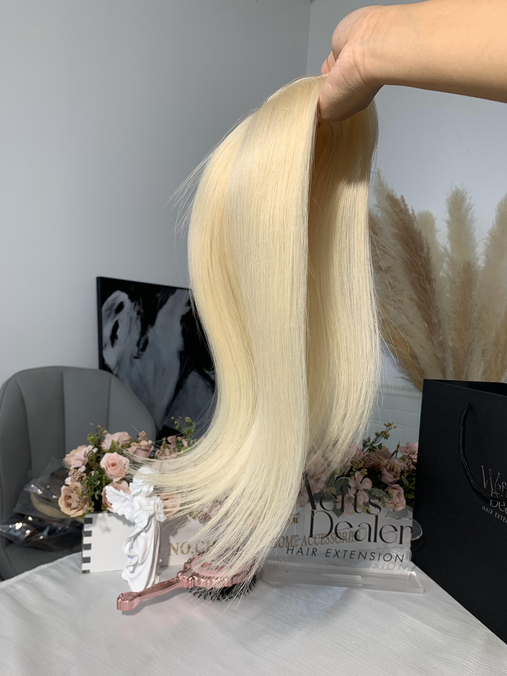 Virgin Hair 5*5" Mono Base Topper-Beach Blonde