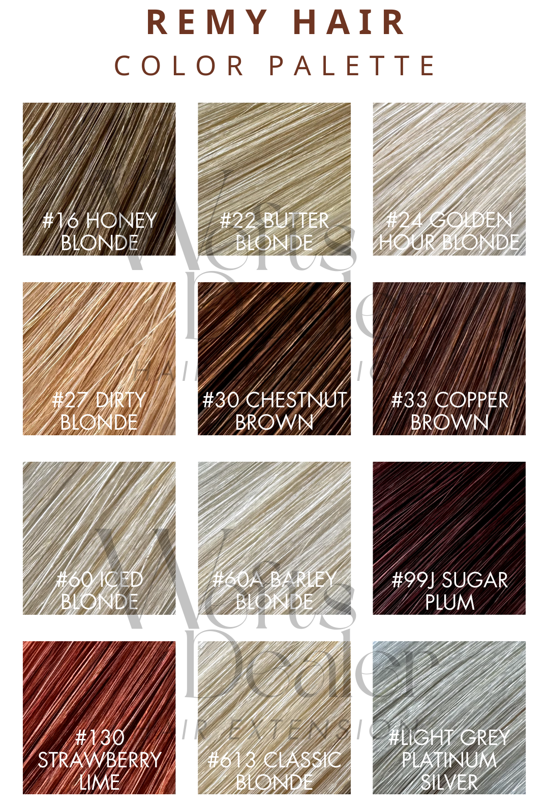 Collection of BULK in REMY-Machine Weft in a gallery layout