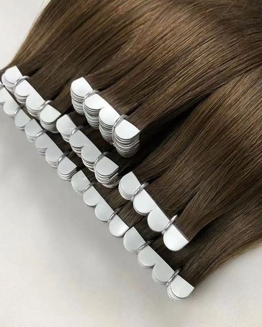 Collection of 16-Inch MINI Tape-In Extensions in a gallery layout