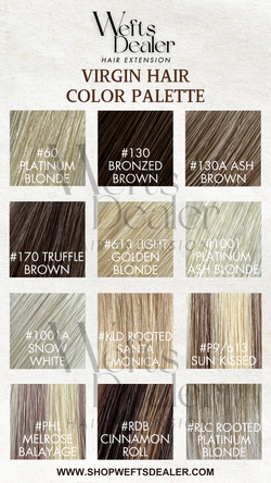 Collection of WeftsDealer VIRGIN HAIR Color Ring(33 Colors) in a gallery layout