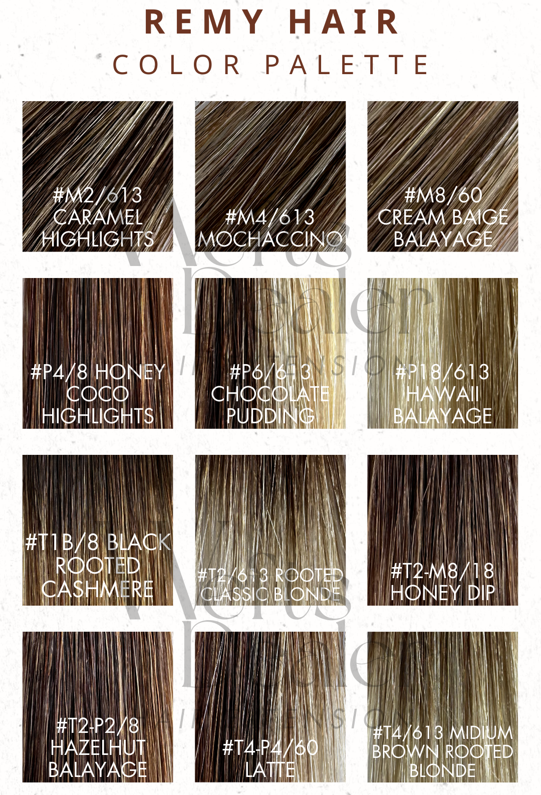 BULK in REMY-Handtied Weft