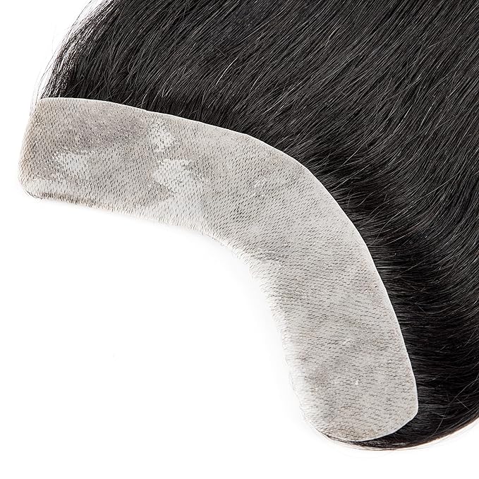 Super Thin Forehead Hair Replacement Toupee for Bald Women or Men