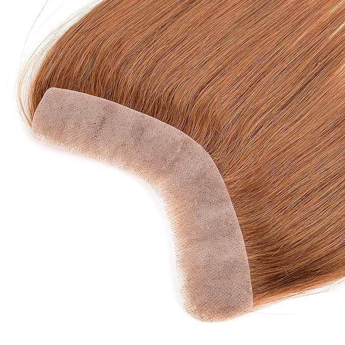 Super Thin Forehead Hair Replacement Toupee for Bald Women or Men