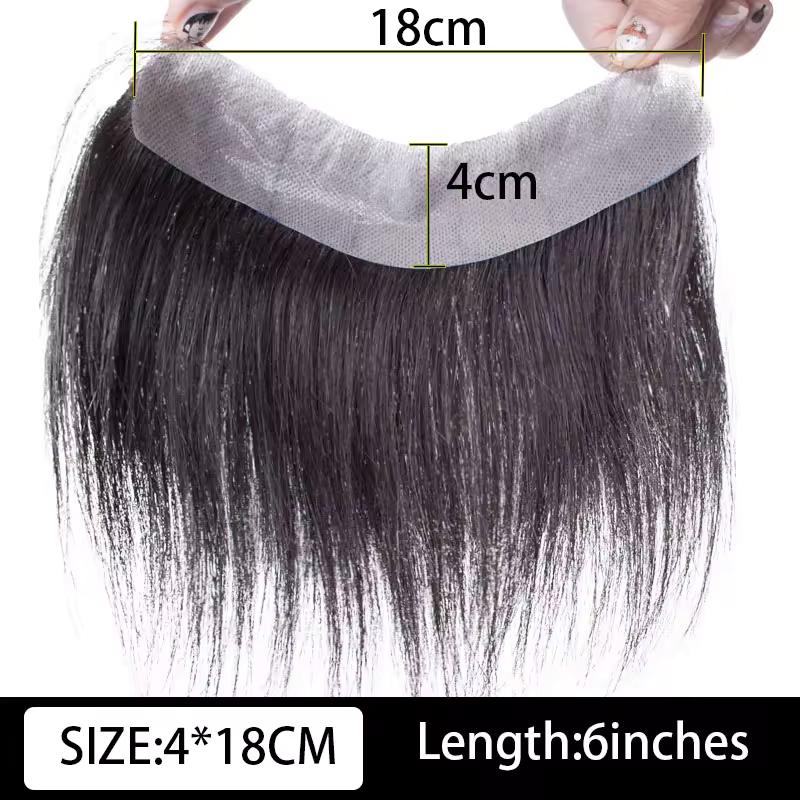 Collection of Super Thin Forehead Hair Replacement Toupee for Bald Women or Men in a gallery layout