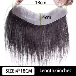 Collection of Super Thin Forehead Hair Replacement Toupee for Bald Women or Men in a gallery layout